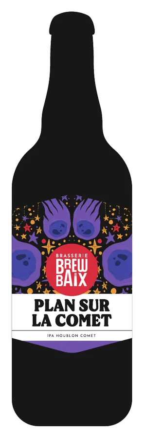 Bouteille Plan sur la Comet